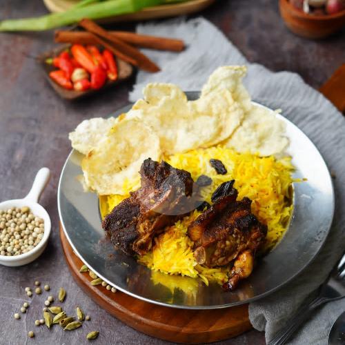 Nasi Mandhi Iga Bakar